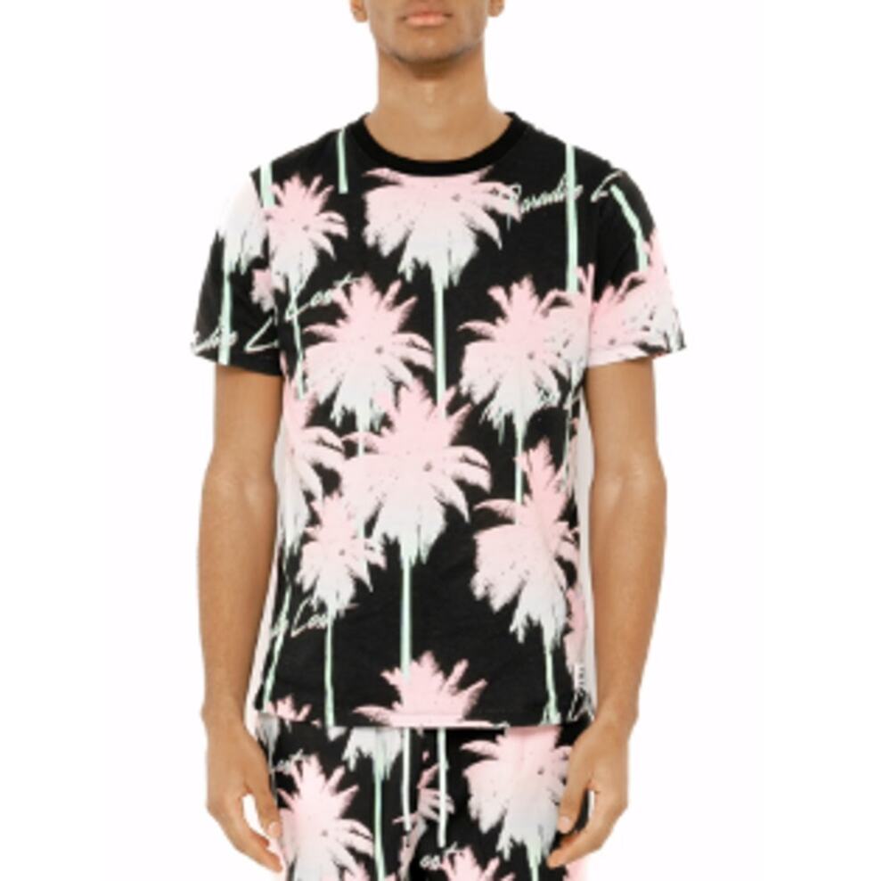 New WESC Unisex Multi Tropical Floral Y2K Max Graphic Tee Size L/XL Pack of 2